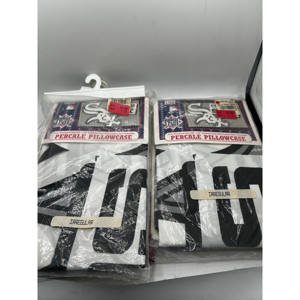 Vintage MLB Rookie League Percale Pillowcases Lot of 3 White Sox Rangers USA - Picture 4 of 5